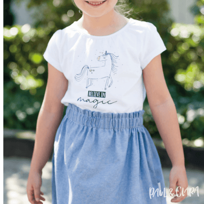 Plottervorlage Einhorn Thilda - Paul &amp; Clara