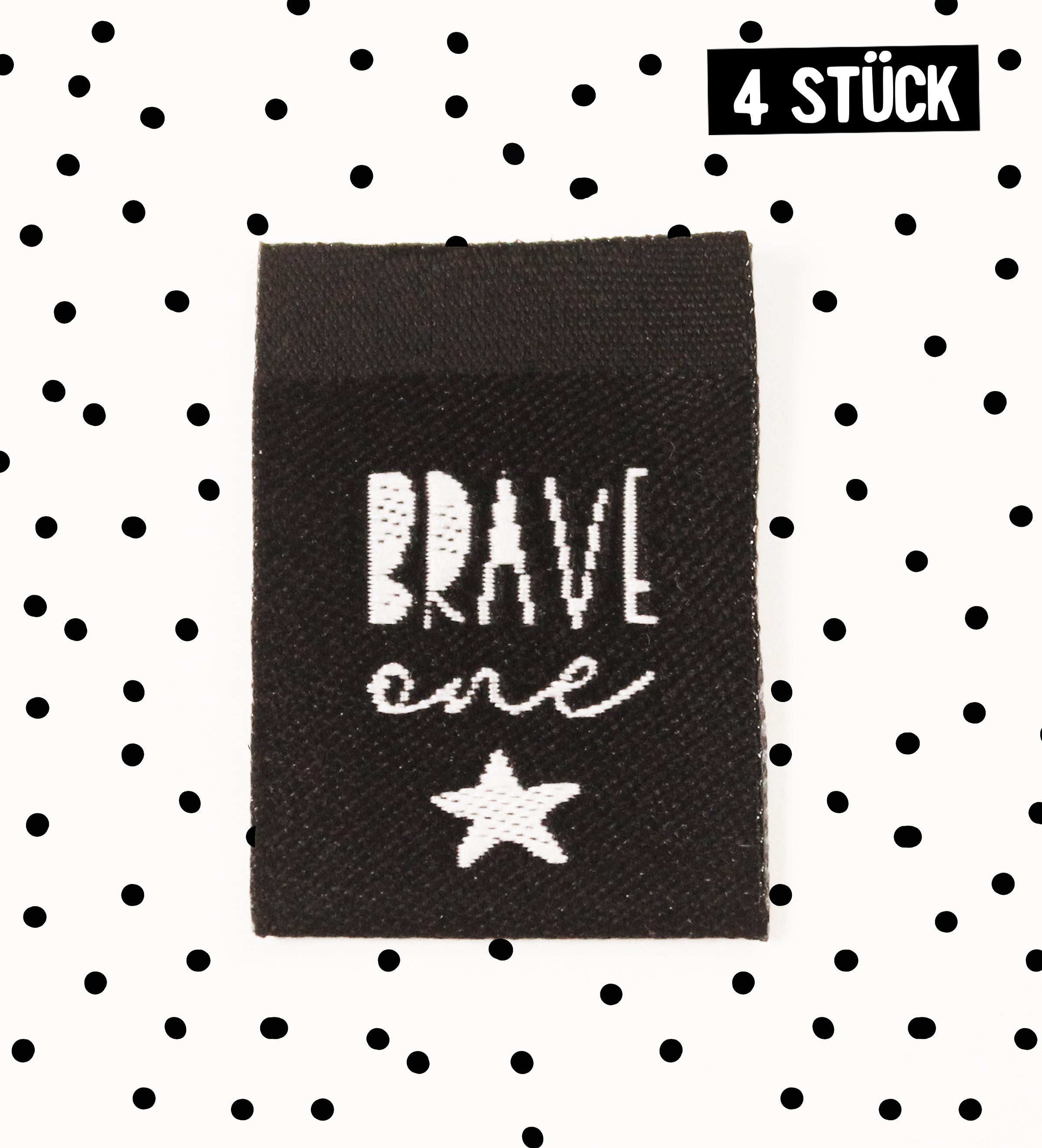 Label *brave one* - 4er Pack