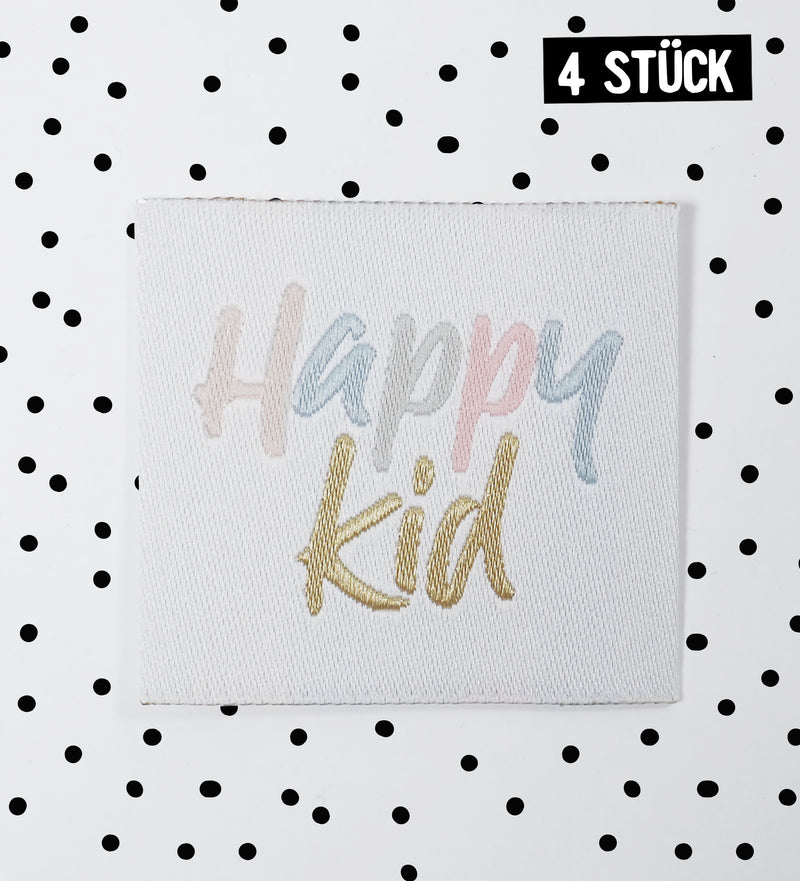 Weblabel *happy kid* - 4er Pack