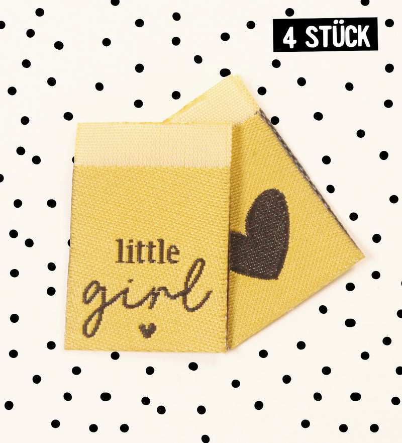 Label *little girl*  - 4er Pack