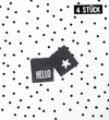 Mini-Label *hello* - 4er Pack