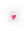 Klapp-Weblabel *herz* rosa/pink - 4er Pack