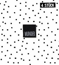 Mini-Label *wunder* - 4er Pack
