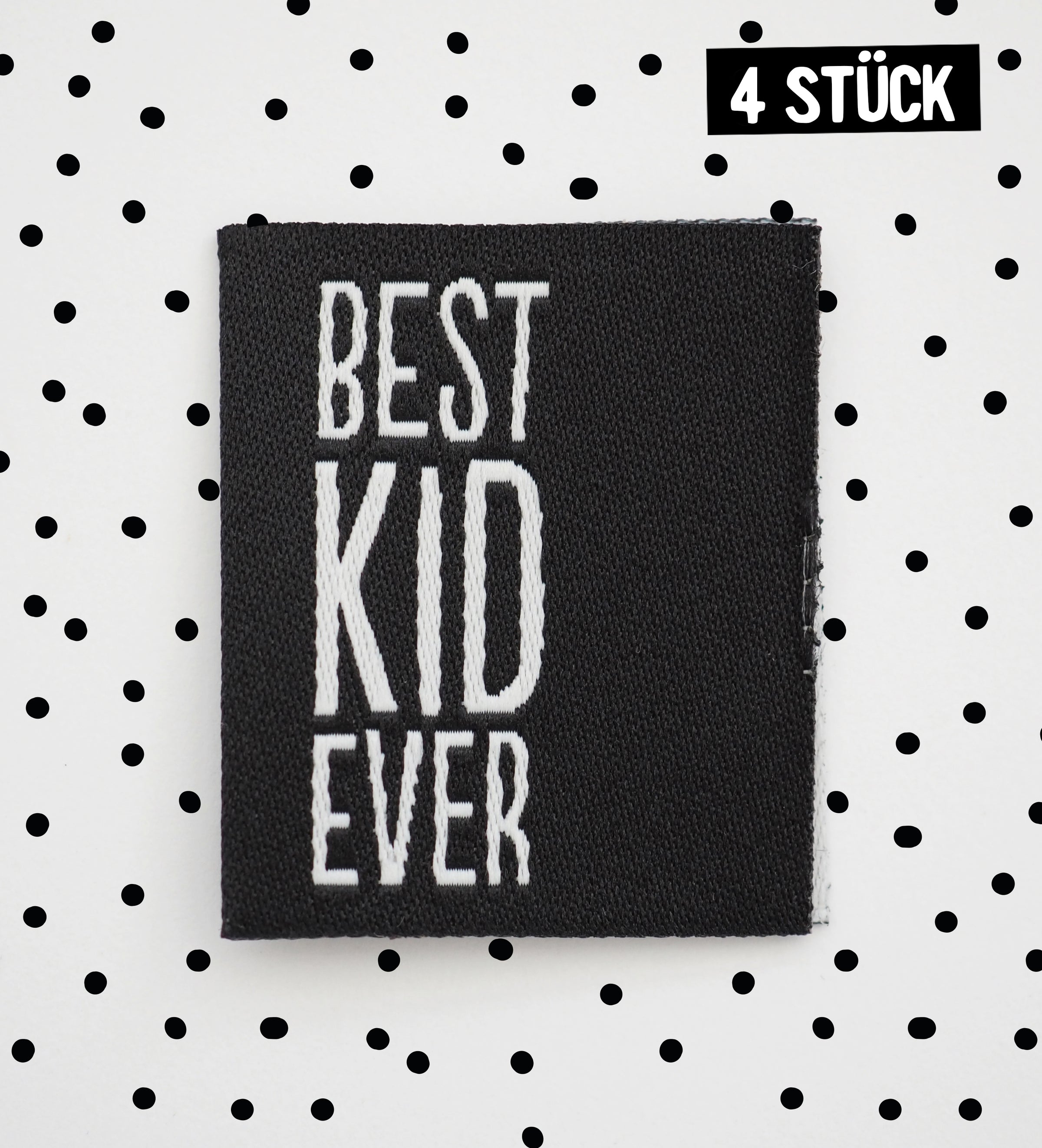 Label *best kid ever* - 4er Pack
