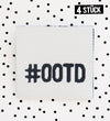 Label *#ootd* - 4er Pack
