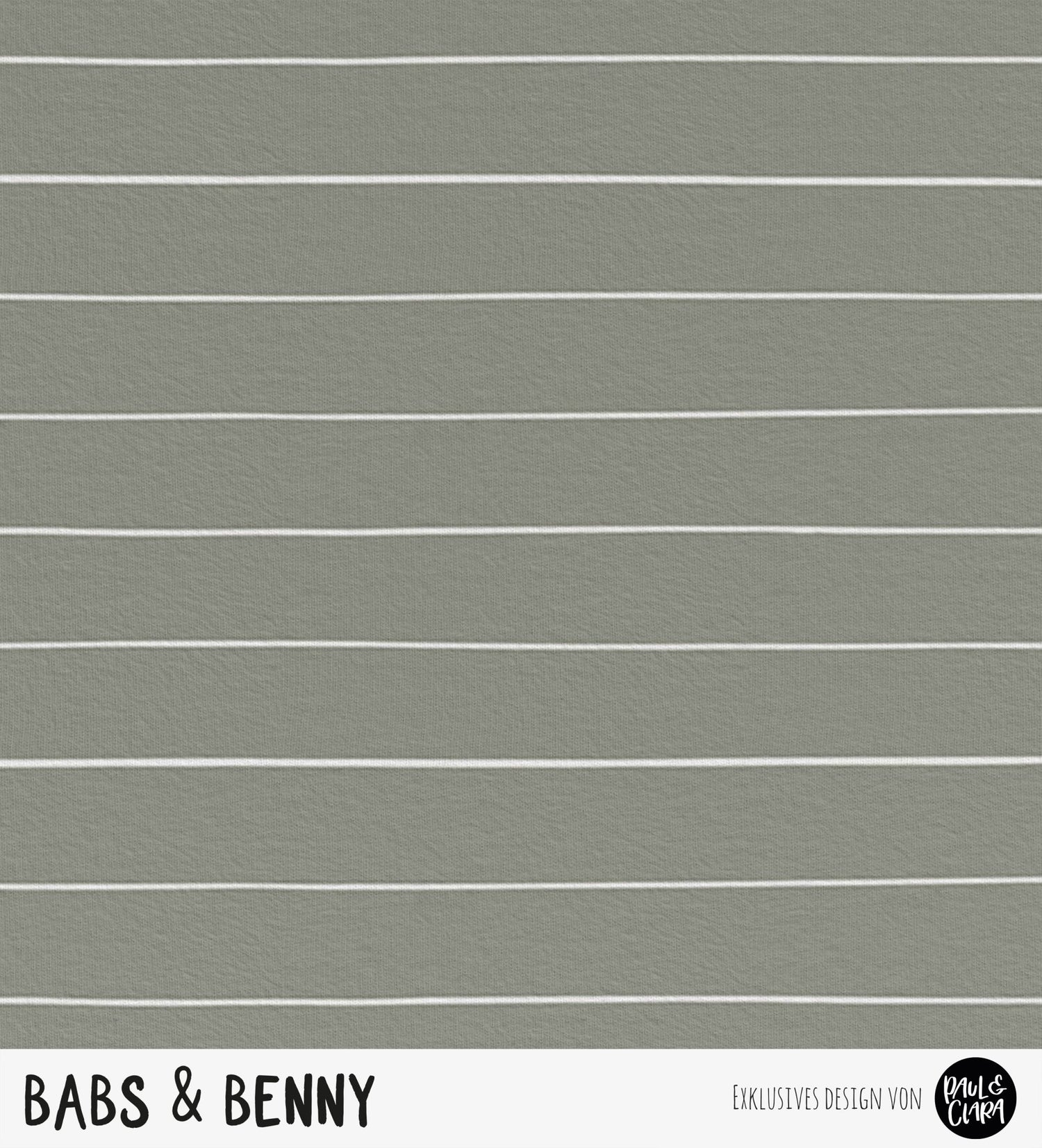 *Vorbestellung* Babs &amp; Benny - Kombi Olive *Sommersweat* - Paul &amp; Clara
