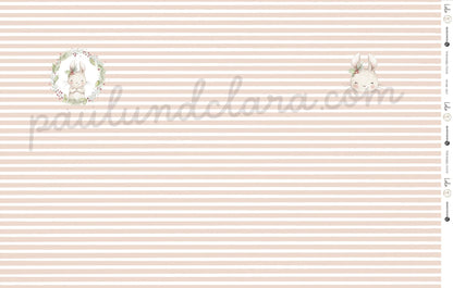 Weihnachts Lulu - XXL Panel inkl Kombi - Rosa *Bio - Jersey* 87cm! - Paul &amp; Clara