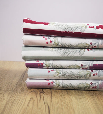 Weihnachts Lulu - XXL Panel inkl Kombi - Rosa *Bio - Jersey* 87cm! - Paul &amp; Clara