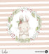 Weihnachts Lulu - XXL Panel inkl Kombi - Rosa *Bio - Jersey* 87cm! - Paul & Clara