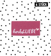 Weblabel *herbstLIEBE* - 4er Pack